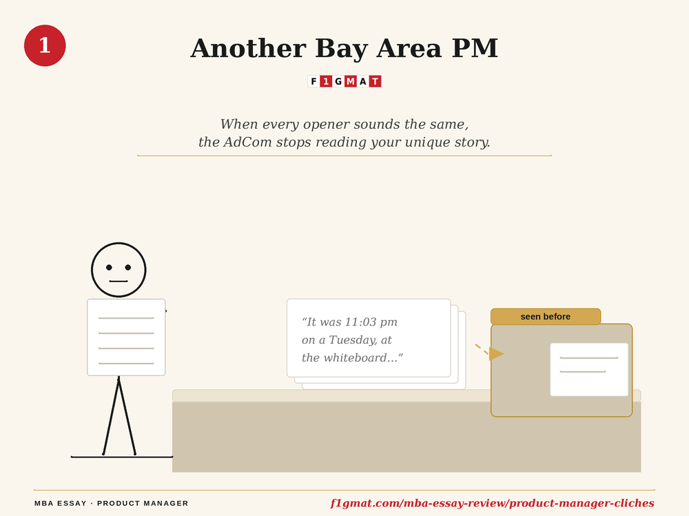 MBA Essay PM Cliche Bay Area