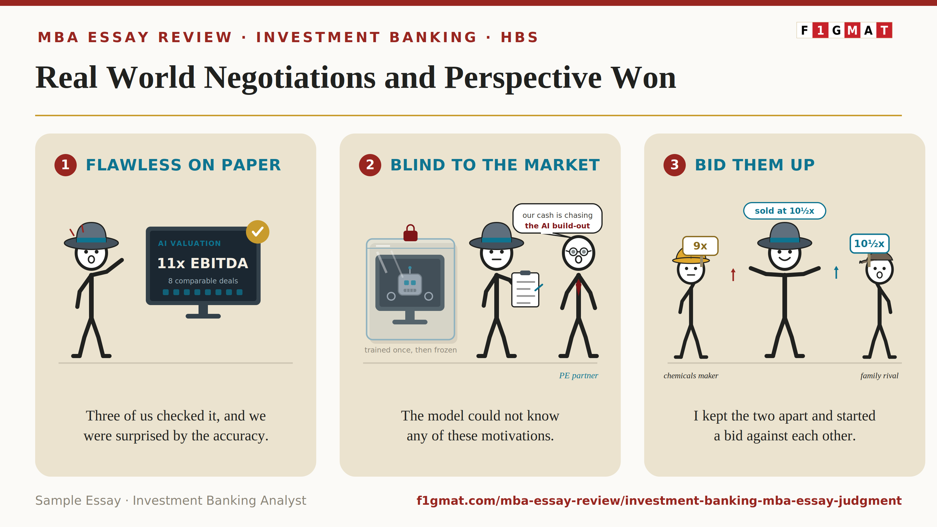 Human Judgment in Investment Banking Deals
