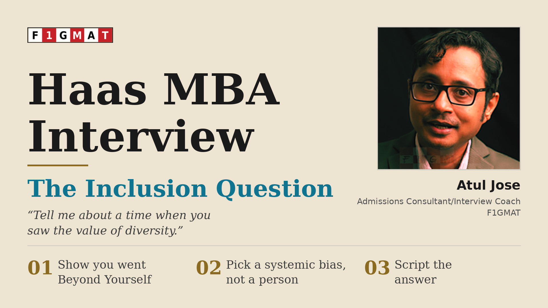 Berkeley Haas MBA Interview