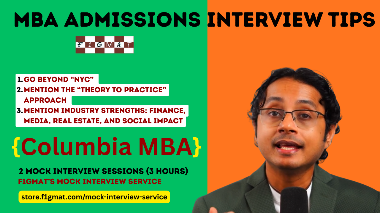 Columbia MBA Admissions Interview Tips