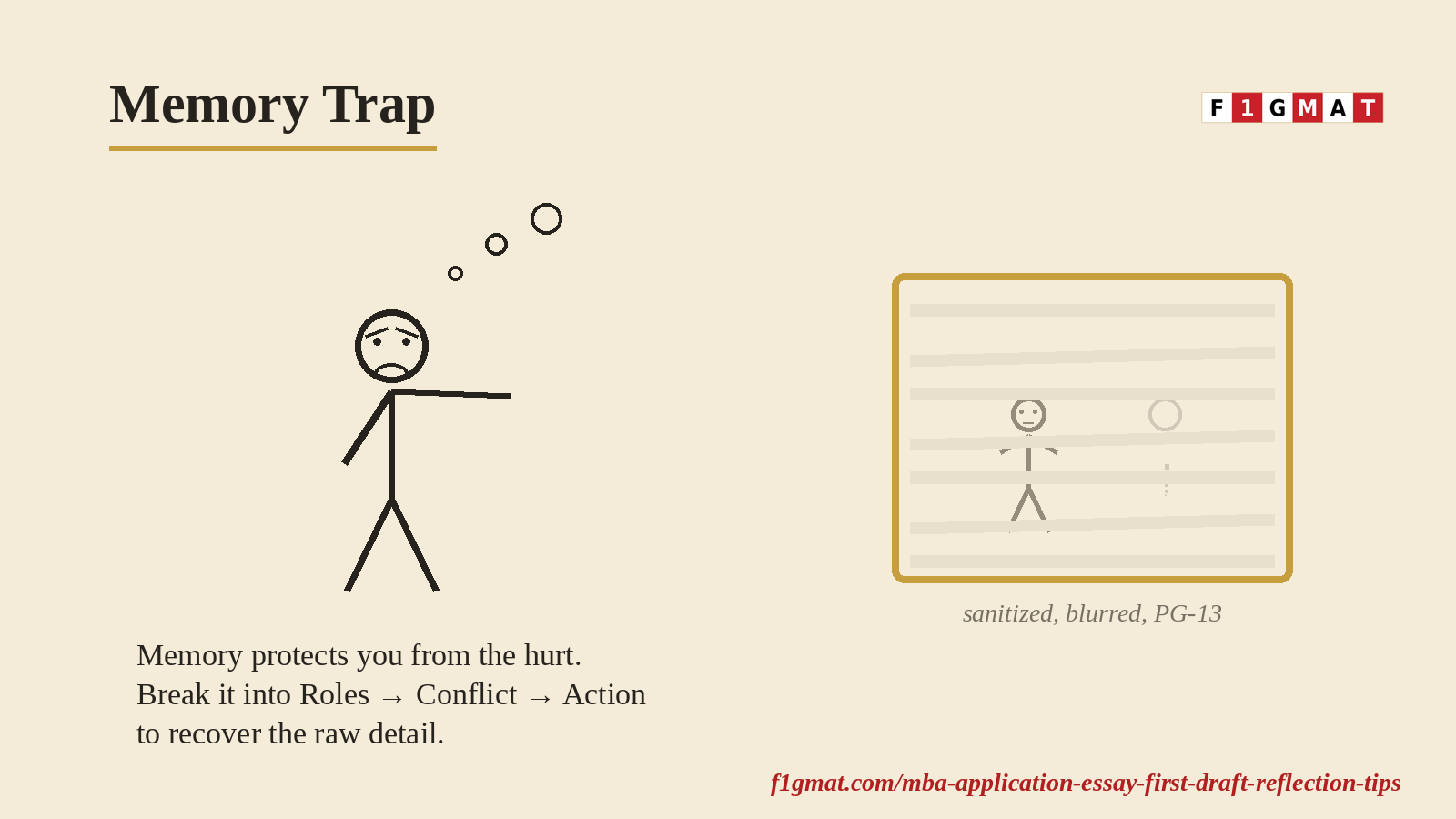 Memory Trap - MBA Essay First Draft