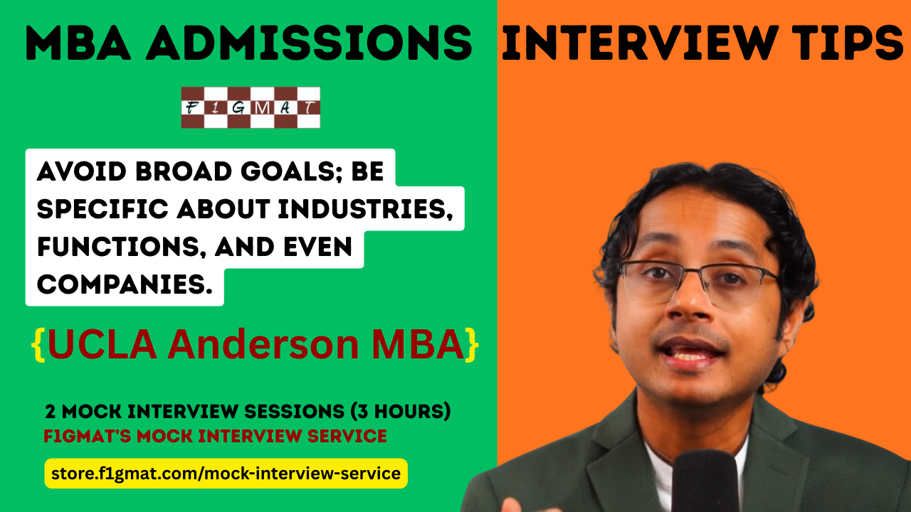 UCLA Anderson MBA Interview Prep