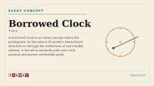 Borrowed Clock MBA Essay Concept