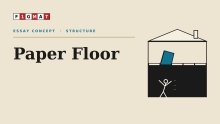 MBA Application Essay Concept - Paper Floor