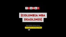 Columbia MBA Deadlines