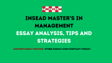 INSEAD Mim Essay Tips