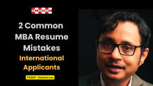 Top MBA Resume Mistakes International Applicants Make