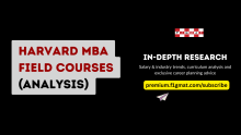 Harvard MBA FIELD Courses