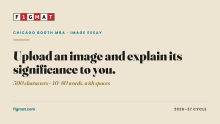 Chicago Booth MBA Image Essay