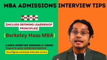 Berkeley Haas MBA Admission Interview Guide