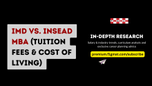 IMD vs INSEAD MBA Comparison based on Cost and Location