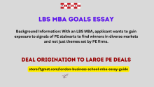 Deal Origination to Strategic Thinking with LBS MBA