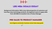 Pre-Sales to Product Manager with LBS MBA