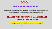 Scale EdTech App with SLM and LBS MBA