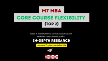 M7 MBA Core Course Flexibility