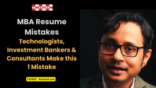 MBA Resume Mistake choosing the wrong Competitors