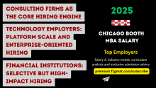 Chicago Booth MBA Top Employers for the 2025 graduating class