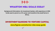 A Brazilian investment banker, with experience in ESG funds want to pivot to a VC career and transform the small farms in Africa
