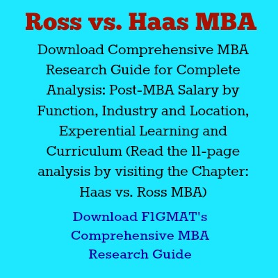 Haas vs Ross MBA detailed comparison